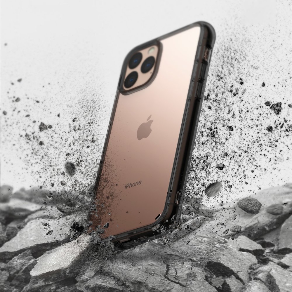 Pokrowiec etui Ringke Fusion Smoke Black APPLE iPhone 11 Pro Max / 5