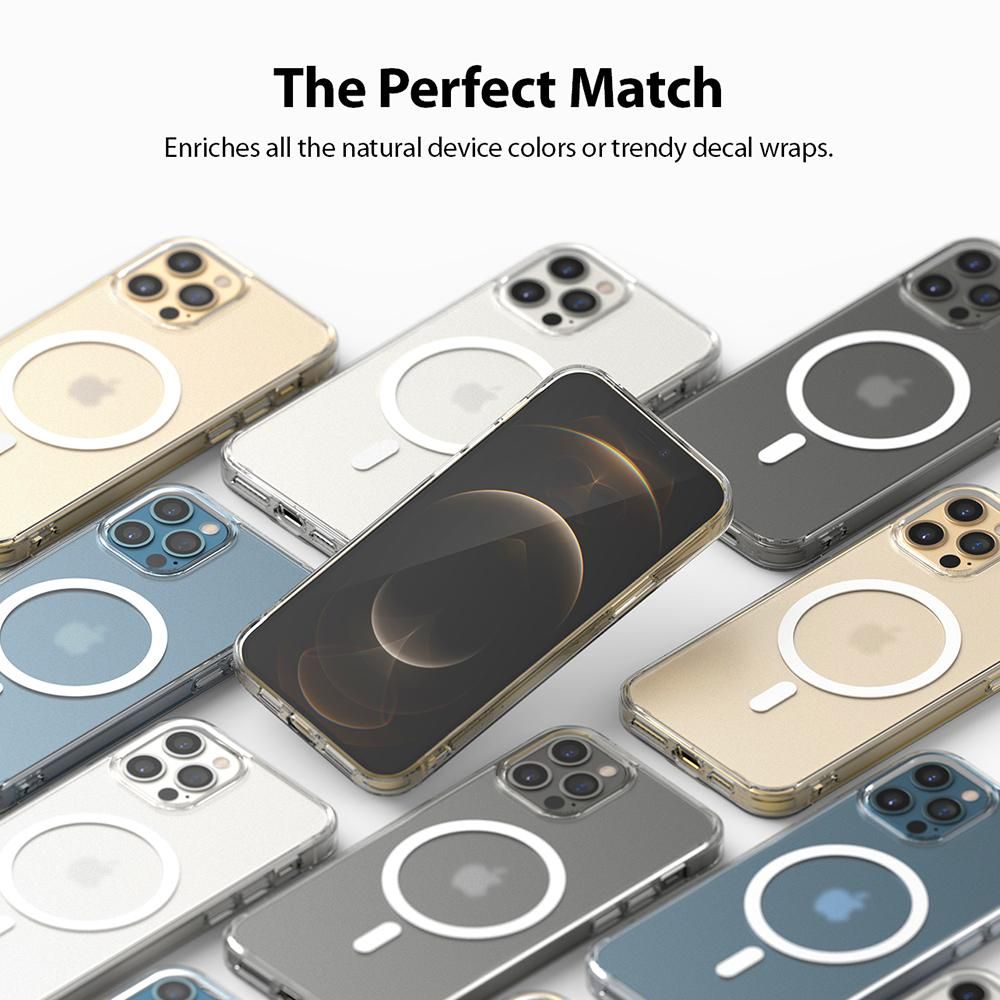 Pokrowiec etui Ringke Fusion Magnetic Magsafe Matte przeroczyste APPLE iPhone 12 Pro Max / 7