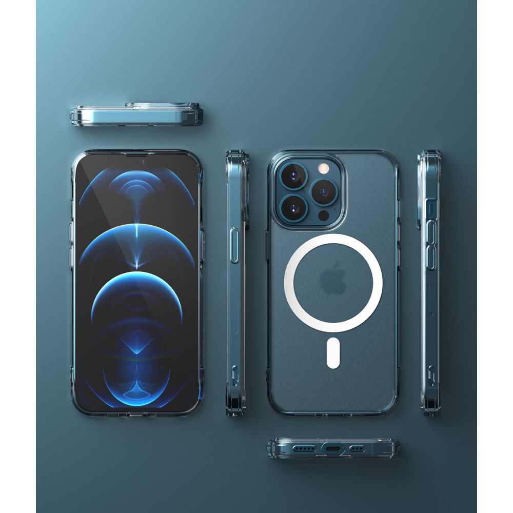 Pokrowiec etui Ringke Fusion Magnetic Magsafe Matte przeroczyste APPLE iPhone 13 Pro / 8
