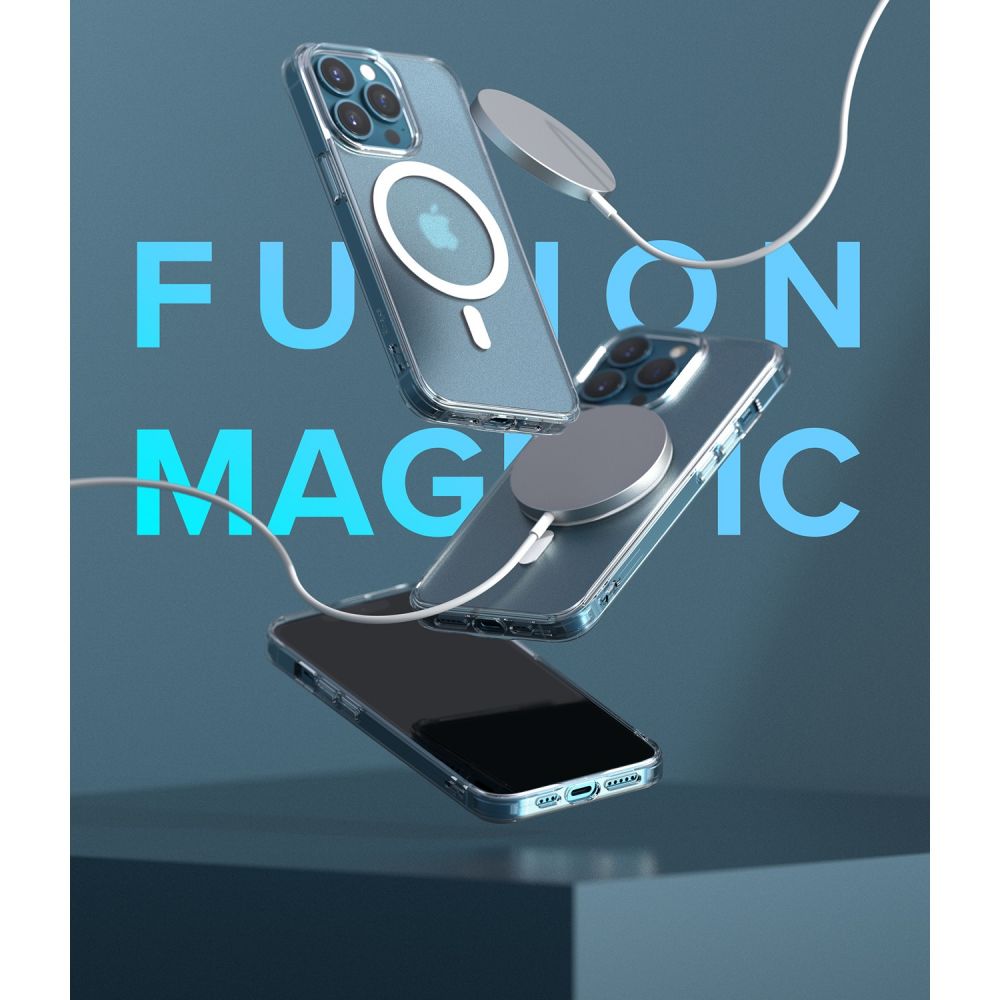 Pokrowiec etui Ringke Fusion Magnetic Magsafe Matte przeroczyste APPLE iPhone 13 Pro Max / 11
