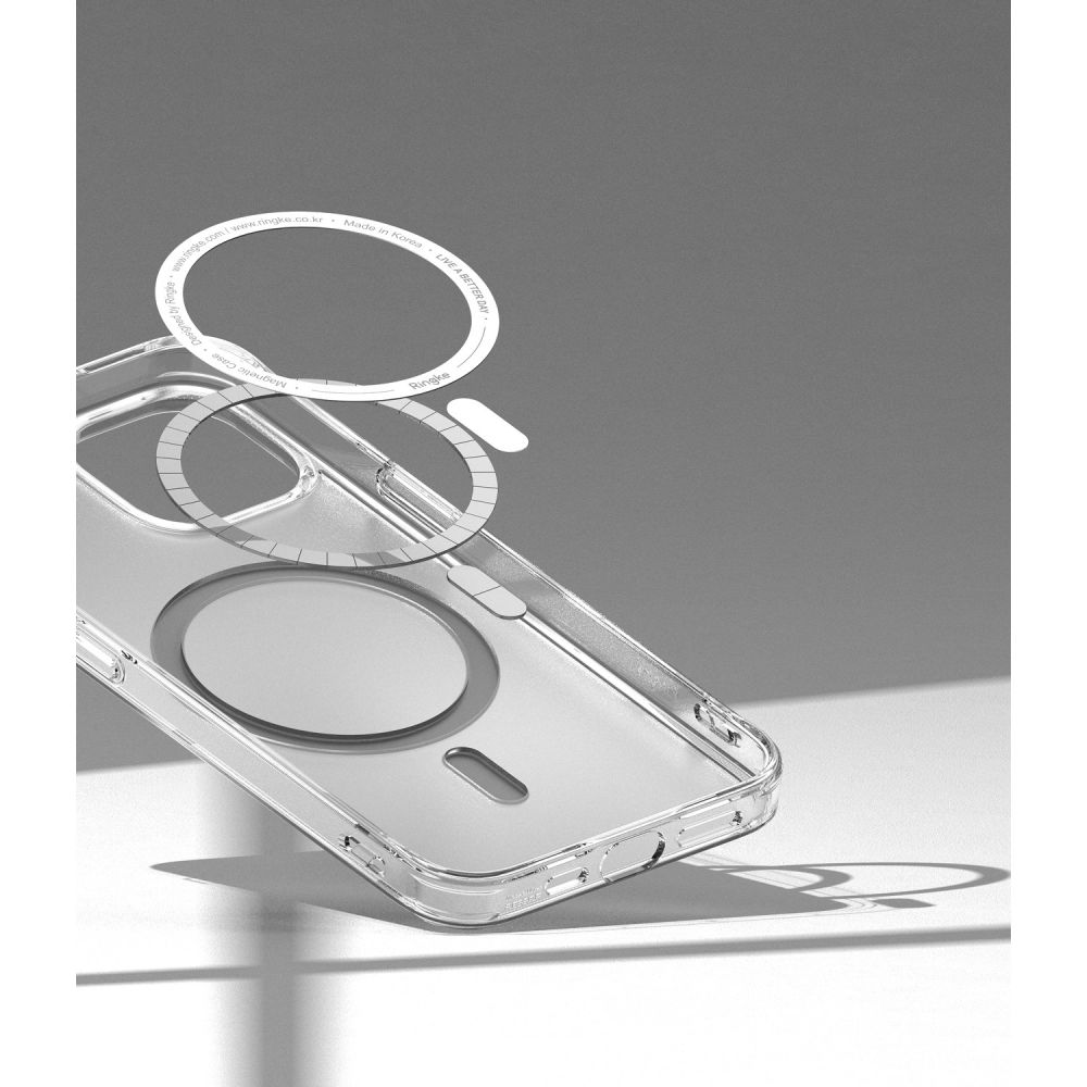 Pokrowiec etui Ringke Fusion Magnetic Magsafe Matte przeroczyste APPLE iPhone 14 / 6