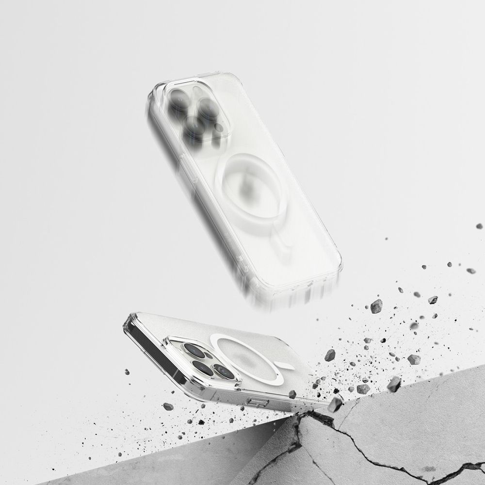 Pokrowiec etui Ringke Fusion Magnetic Magsafe Matte przeroczyste APPLE iPhone 15 Pro / 6