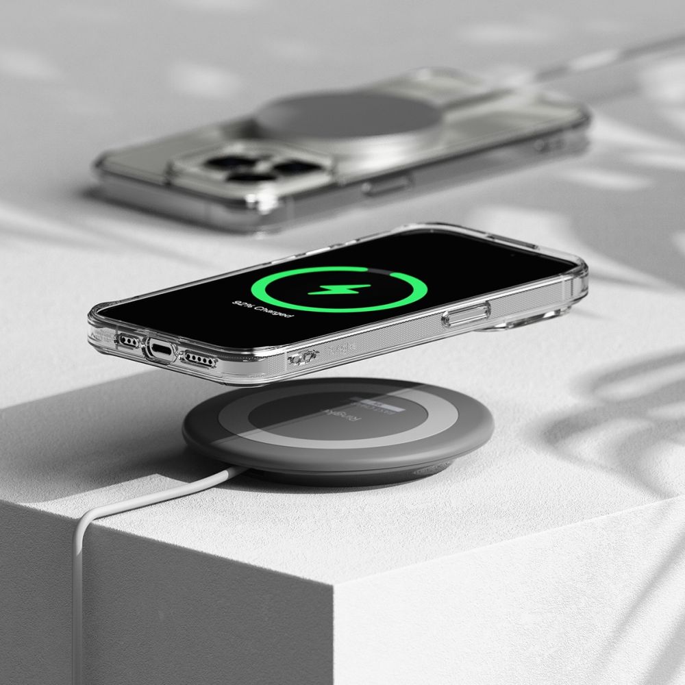 Pokrowiec etui Ringke Fusion Magnetic Magsafe Matte przeroczyste APPLE iPhone 15 Pro / 7
