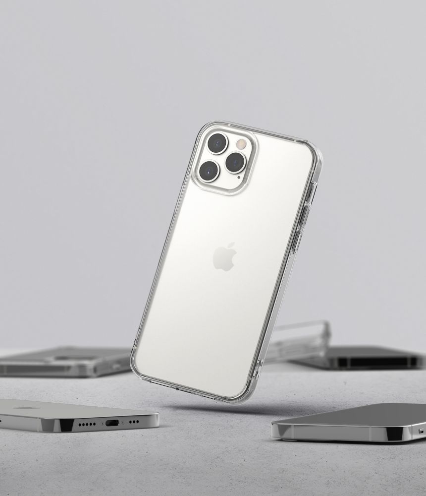 Pokrowiec etui Ringke Fusion Matte Przeroczyste APPLE iPhone 12 / 9