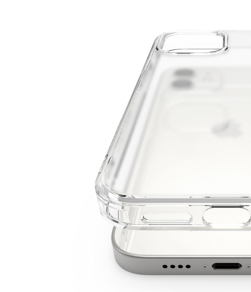 Pokrowiec etui Ringke Fusion Matte Przeroczyste APPLE iPhone 12 Mini / 6