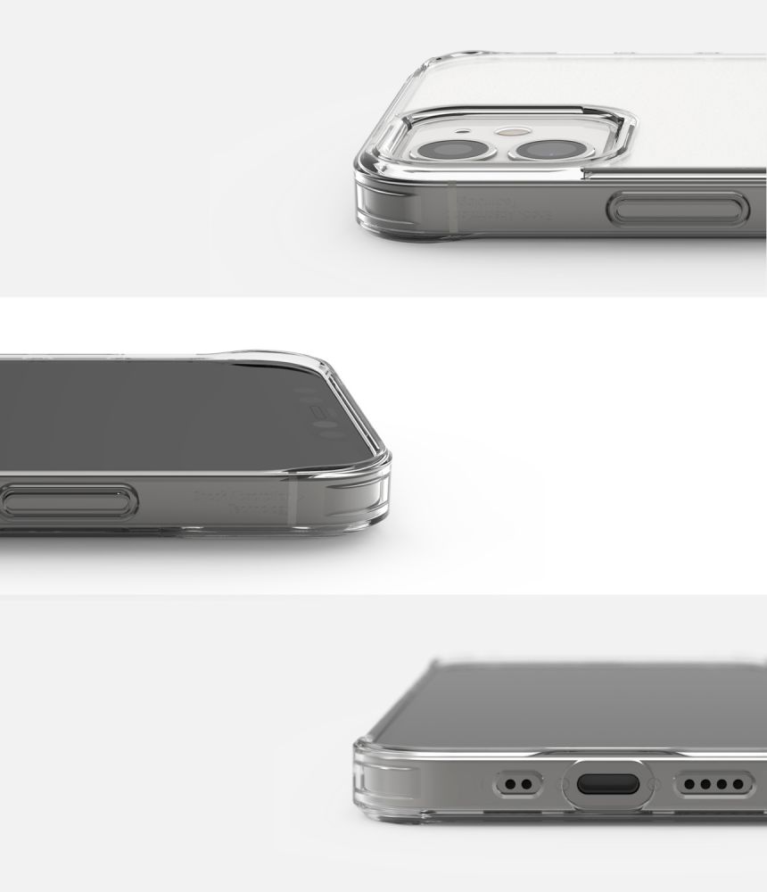 Pokrowiec etui Ringke Fusion Matte Przeroczyste APPLE iPhone 12 Mini / 8