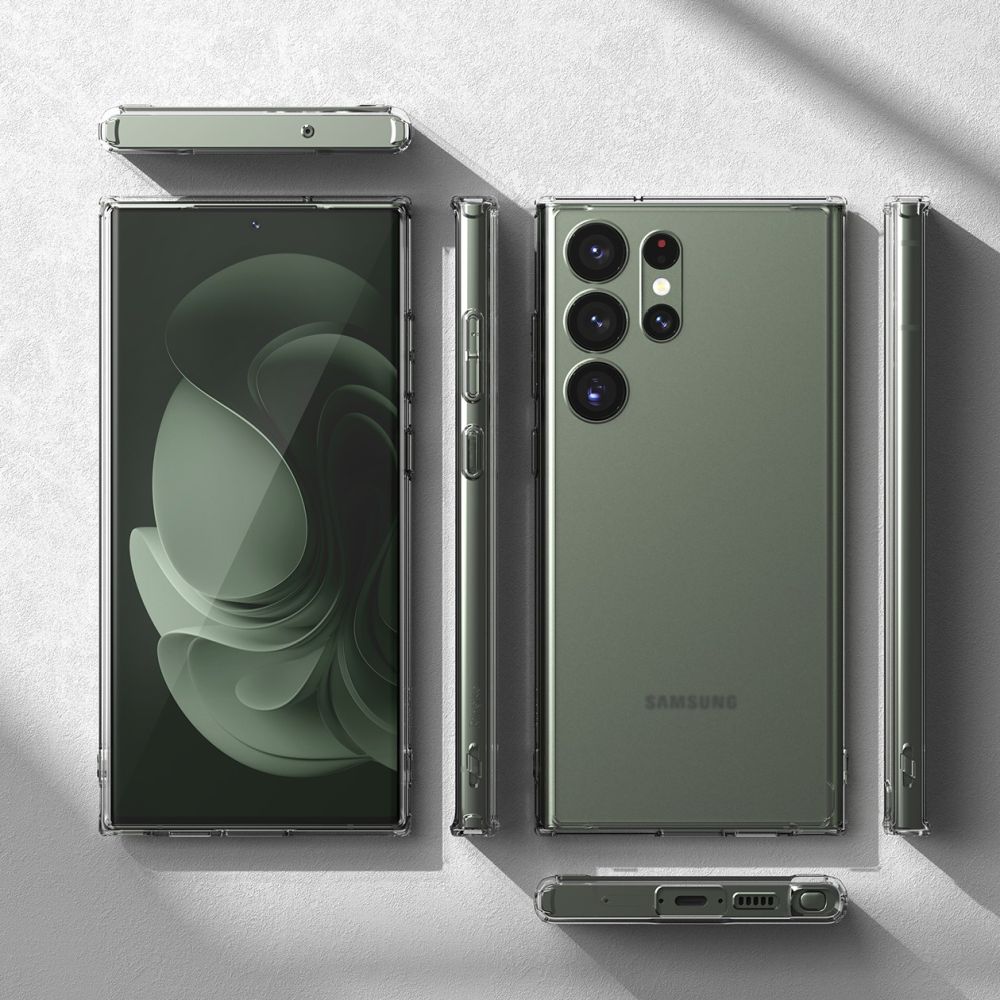 Pokrowiec etui Ringke Fusion Matte przeroczyste SAMSUNG Galaxy S23 Ultra / 5
