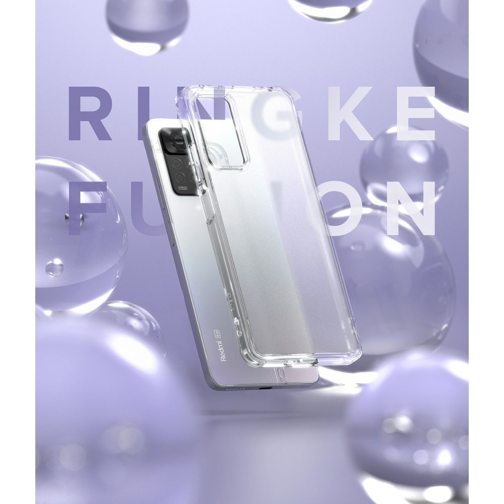 Pokrowiec etui Ringke Fusion Matte przeroczyste Xiaomi Redmi Note 11 Pro / 9