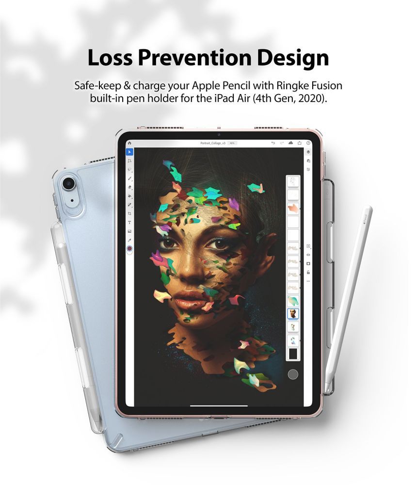Pokrowiec etui Ringke Fusion przeroczyste APPLE iPad Air 4 2020 / 3