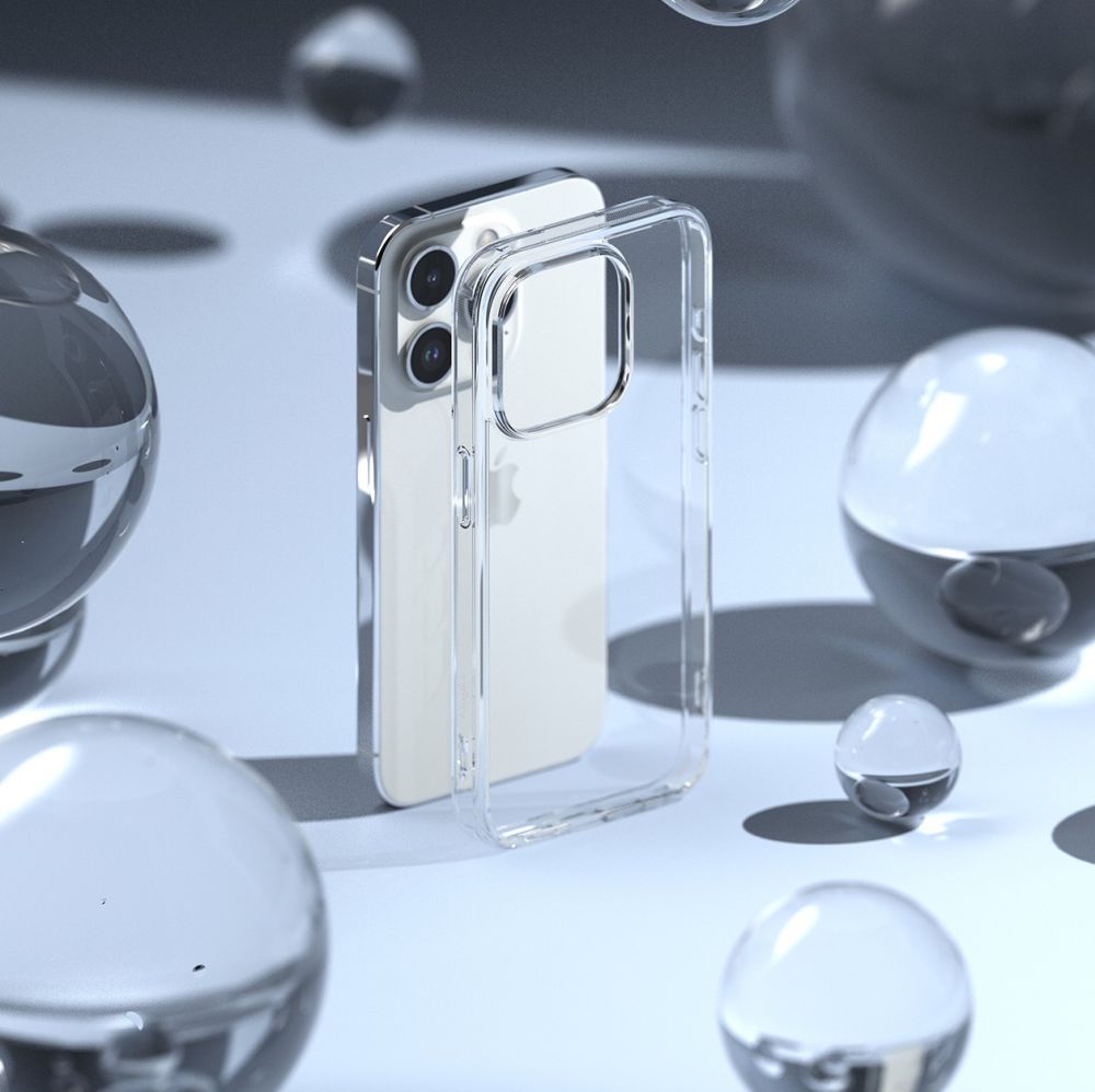 Pokrowiec etui Ringke Fusion przeroczyste APPLE iPhone 15 Pro / 5