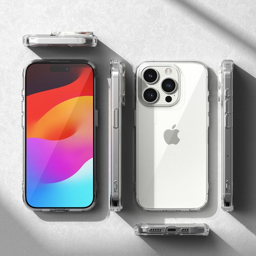 Pokrowiec etui Ringke Fusion przeroczyste APPLE iPhone 15 Pro Max / 8