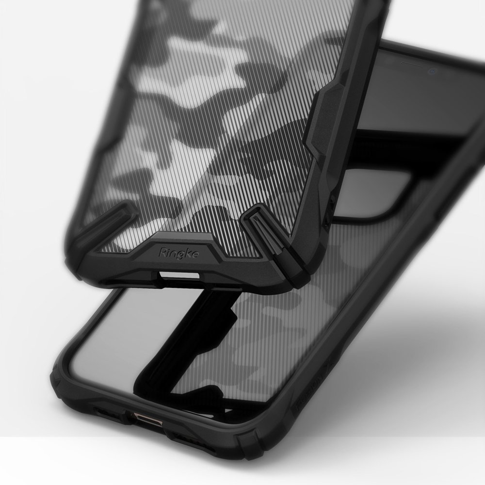 Pokrowiec etui Ringke Fusion X Camo czarne APPLE iPhone 11 Pro Max / 2