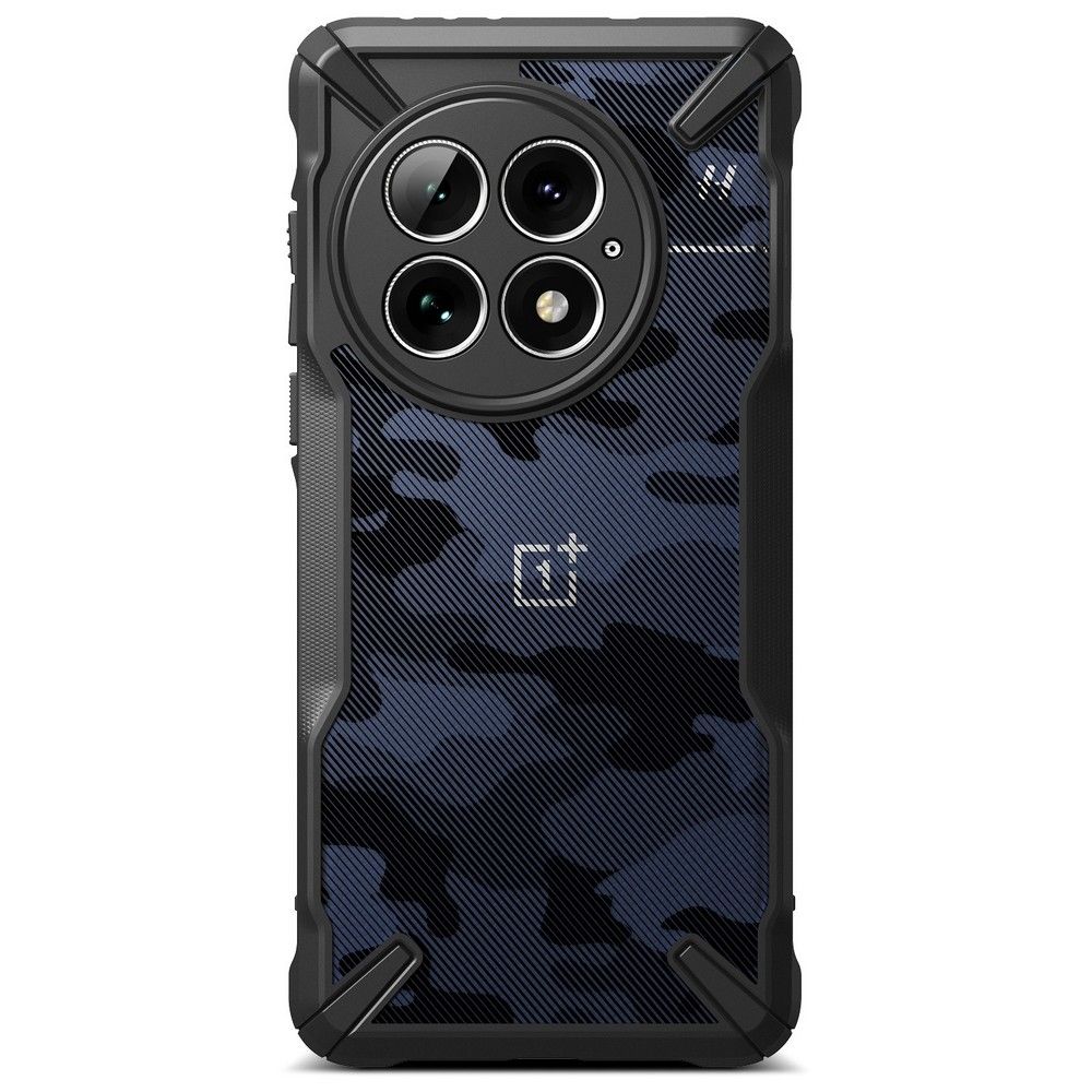 Pokrowiec etui Ringke Fusion X Camo czarne OnePlus 13 / 5