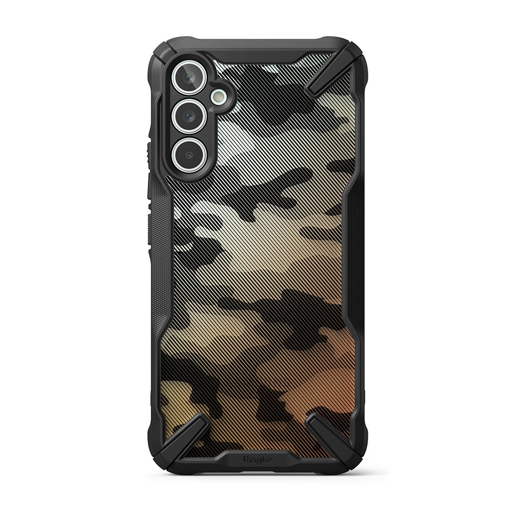 Pokrowiec etui Ringke Fusion X Camo czarne SAMSUNG Galaxy A34 5G / 3