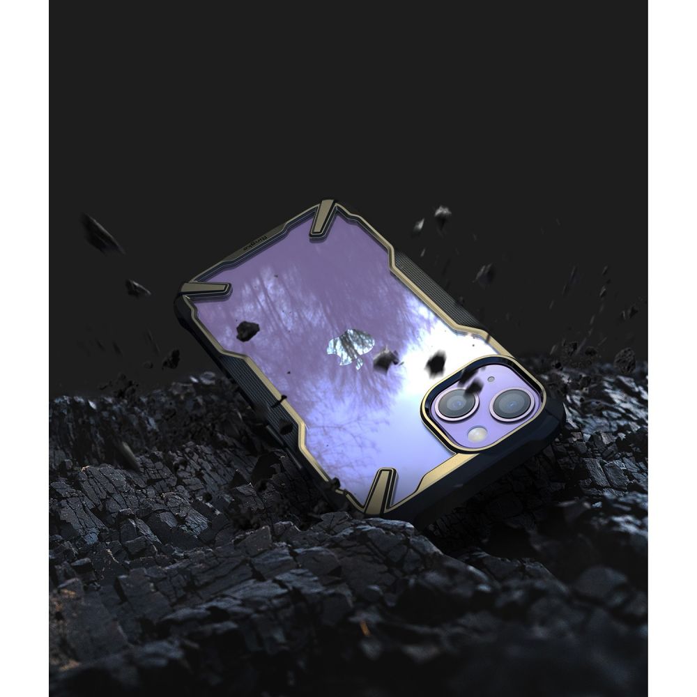 Pokrowiec etui Ringke Fusion X czarne APPLE iPhone 13 / 4