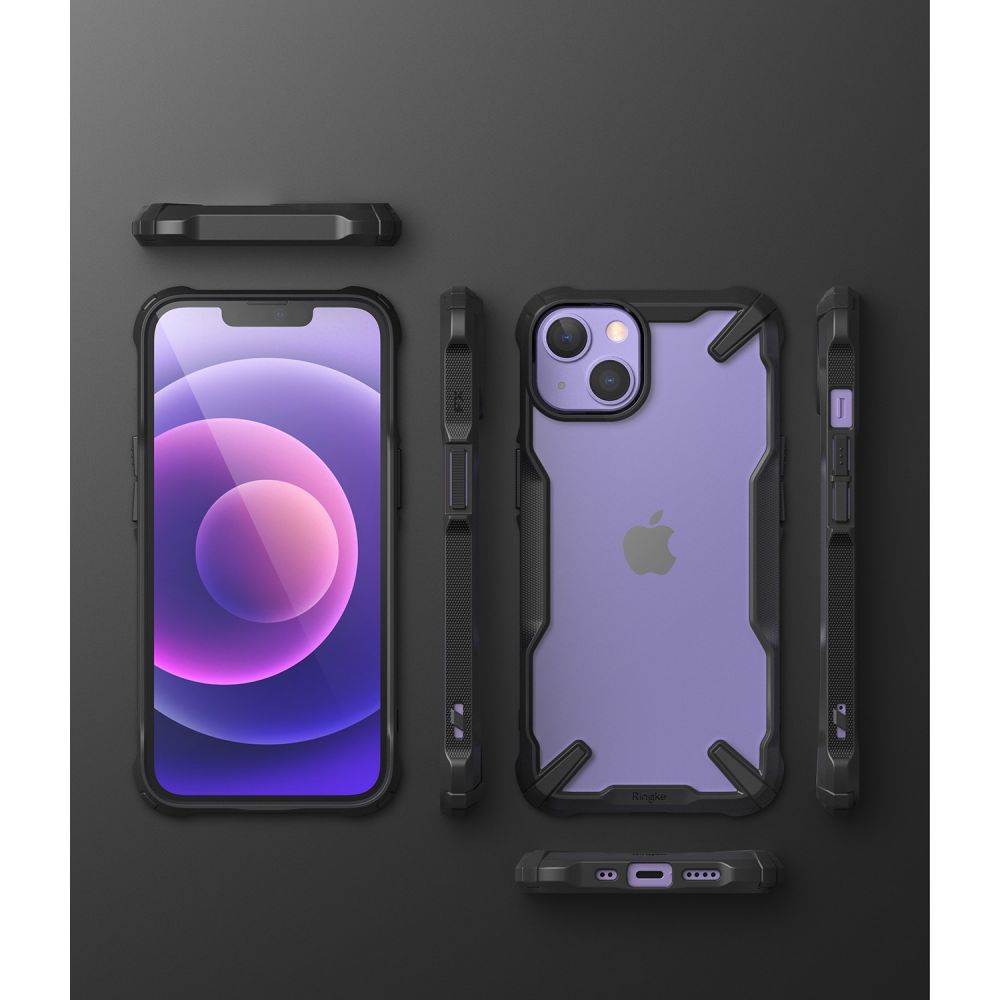 Pokrowiec etui Ringke Fusion X czarne APPLE iPhone 13 / 7