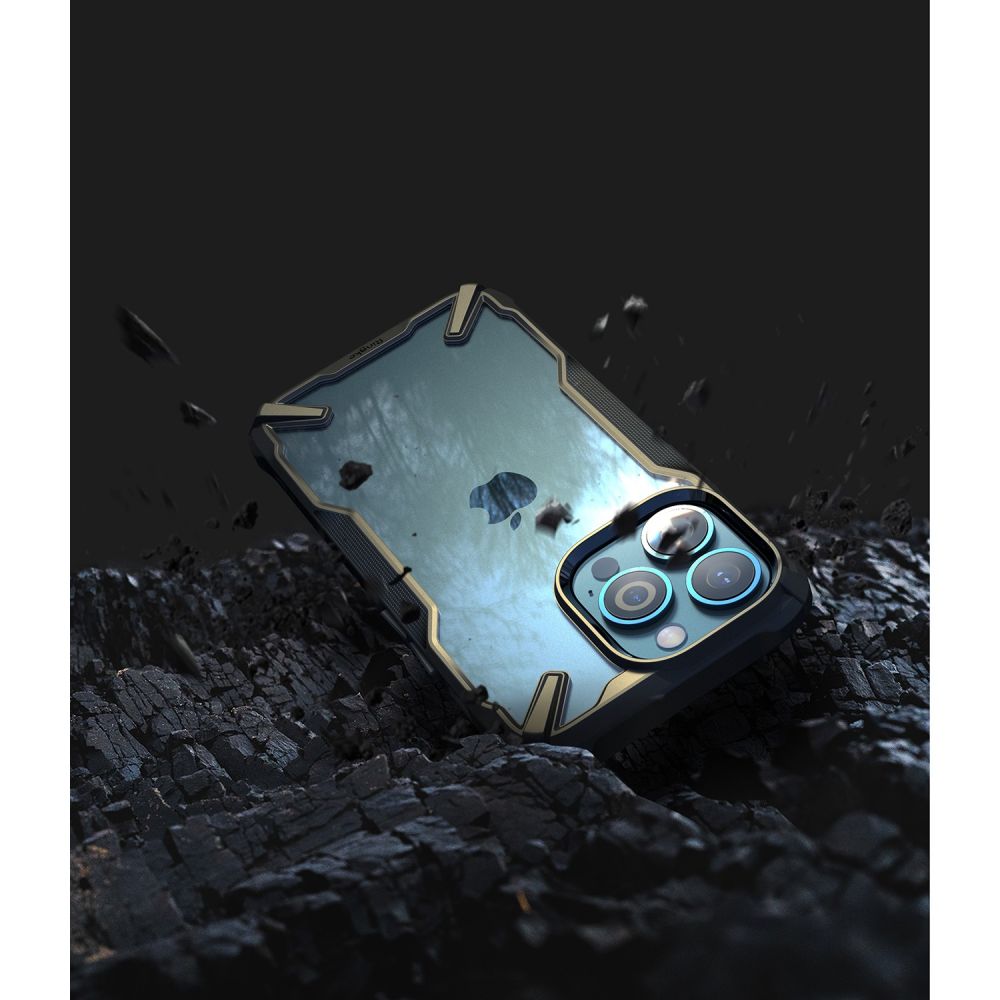 Pokrowiec etui Ringke Fusion X czarne APPLE iPhone 13 Pro / 4