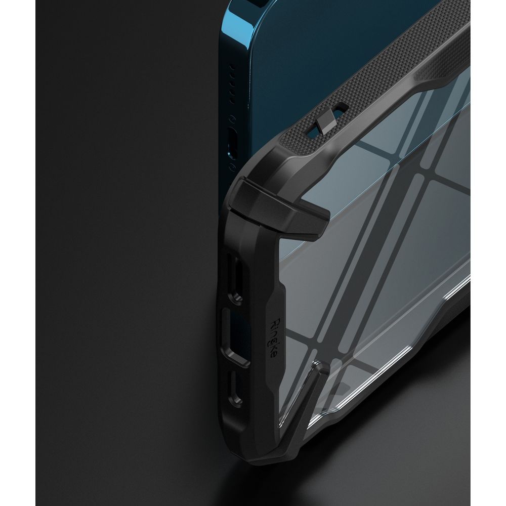 Pokrowiec etui Ringke Fusion X czarne APPLE iPhone 13 Pro / 5