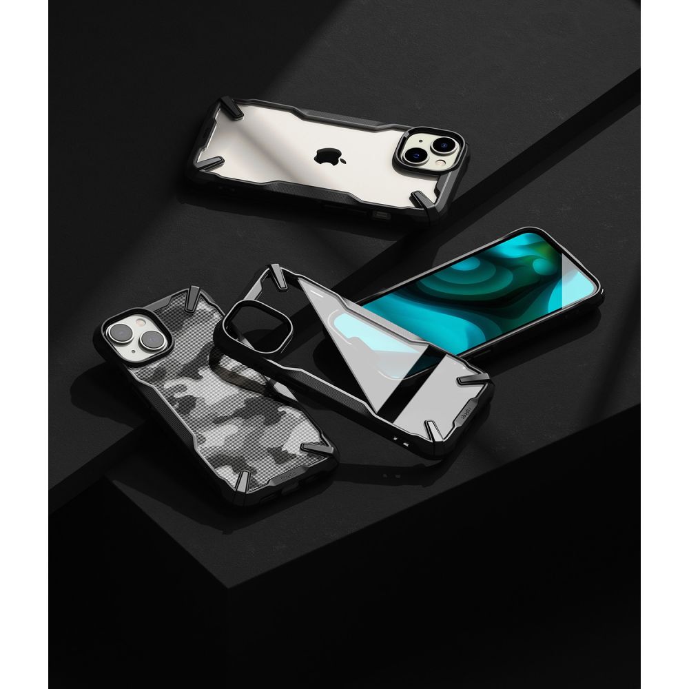 Pokrowiec etui Ringke Fusion X czarne APPLE iPhone 14 Plus / 9