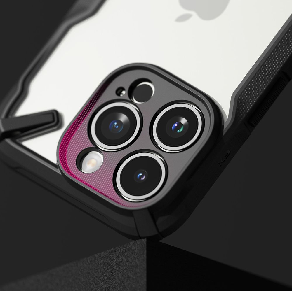 Pokrowiec etui Ringke Fusion X czarne APPLE iPhone 15 Pro Max / 5