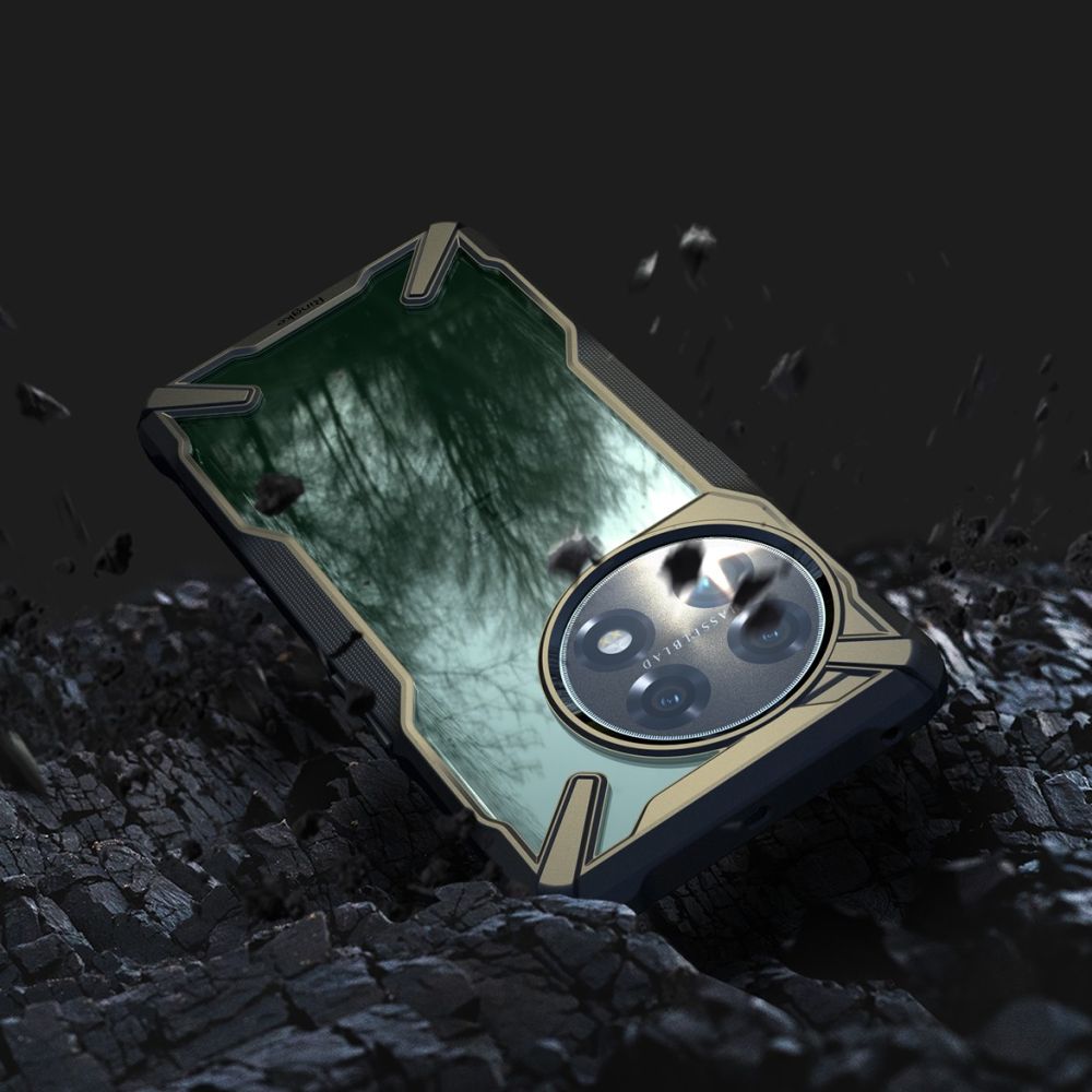 Pokrowiec etui Ringke Fusion X czarne OnePlus 11 5G / 7