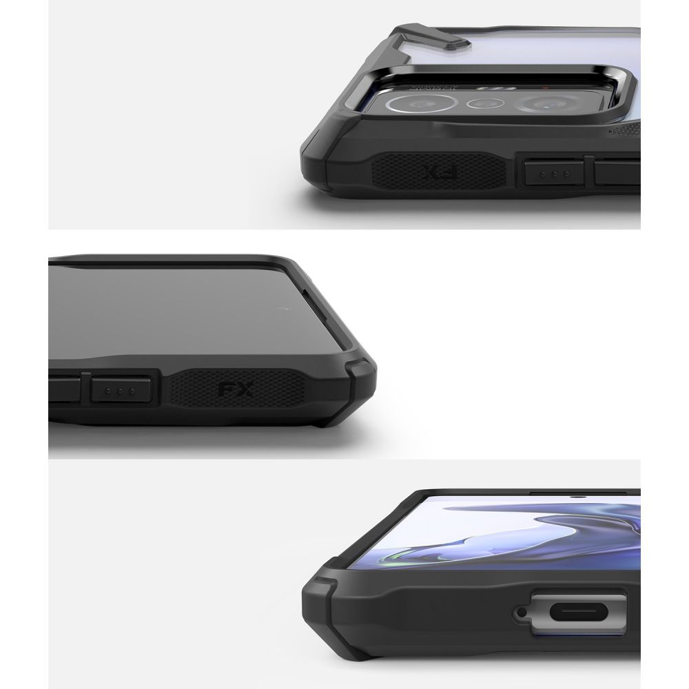 Pokrowiec etui Ringke Fusion X czarne Xiaomi 11T / 8