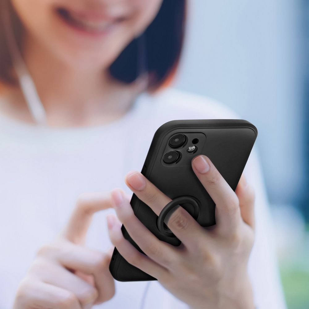 Pokrowiec etui Roar Amber Case czarne APPLE iPhone 17 / 5