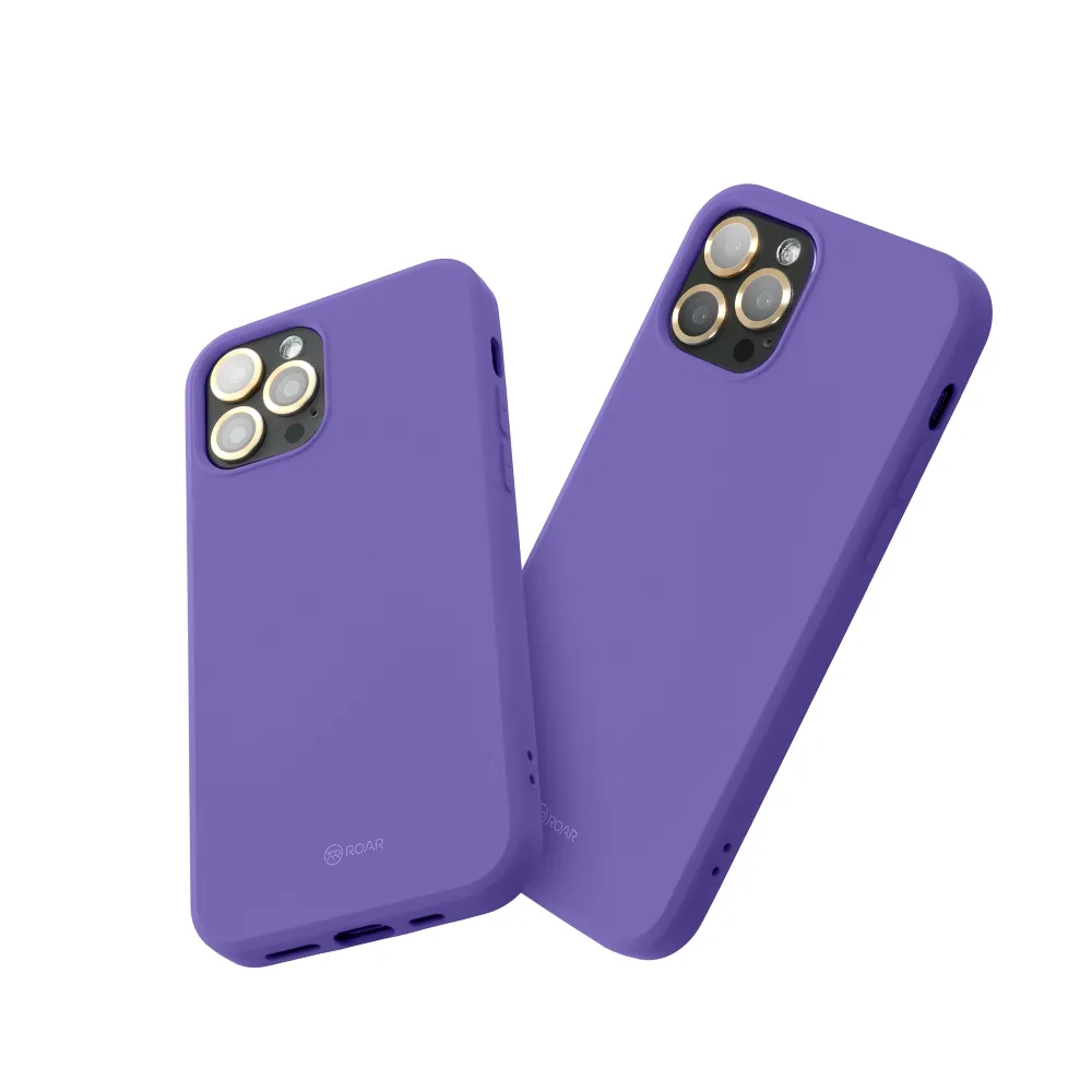 Pokrowiec etui silikonowe Roar Colorful Jelly Case fioletowe SAMSUNG Galaxy A52 / 2
