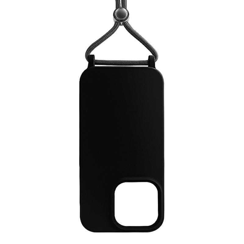 Pokrowiec etui Rope Case ze sznurkiem czarne APPLE iPhone 16 Pro Max / 2 Pokrowiec etui Rope Case ze sznurkiem czarne APPLE iPhone 16 Pro Max / 2