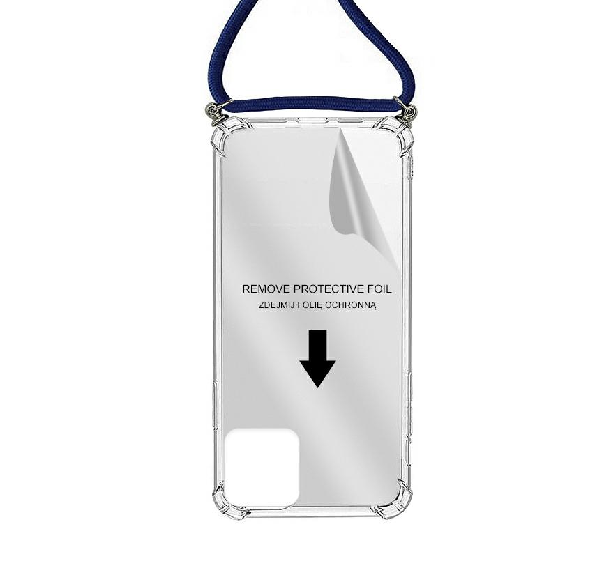 Pokrowiec etui Rope Case ze sznurkiem niebieskie APPLE iPhone 13 Pro Max / 3
