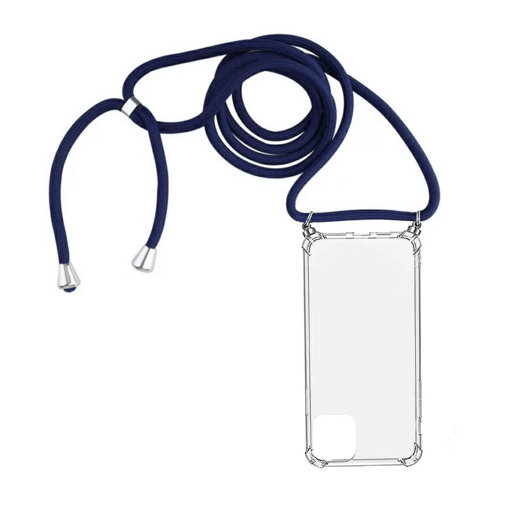 Pokrowiec etui Rope Case ze sznurkiem niebieskie HUAWEI P40 Lite 5G