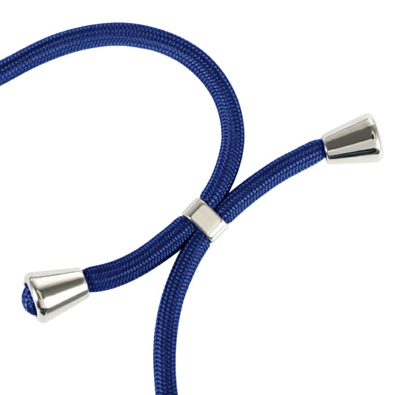 Pokrowiec etui Rope Case ze sznurkiem niebieskie HUAWEI P40 Lite 5G / 2