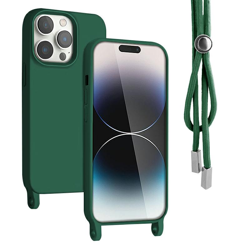 Pokrowiec etui Rope Case ze sznurkiem zielone APPLE iPhone 11