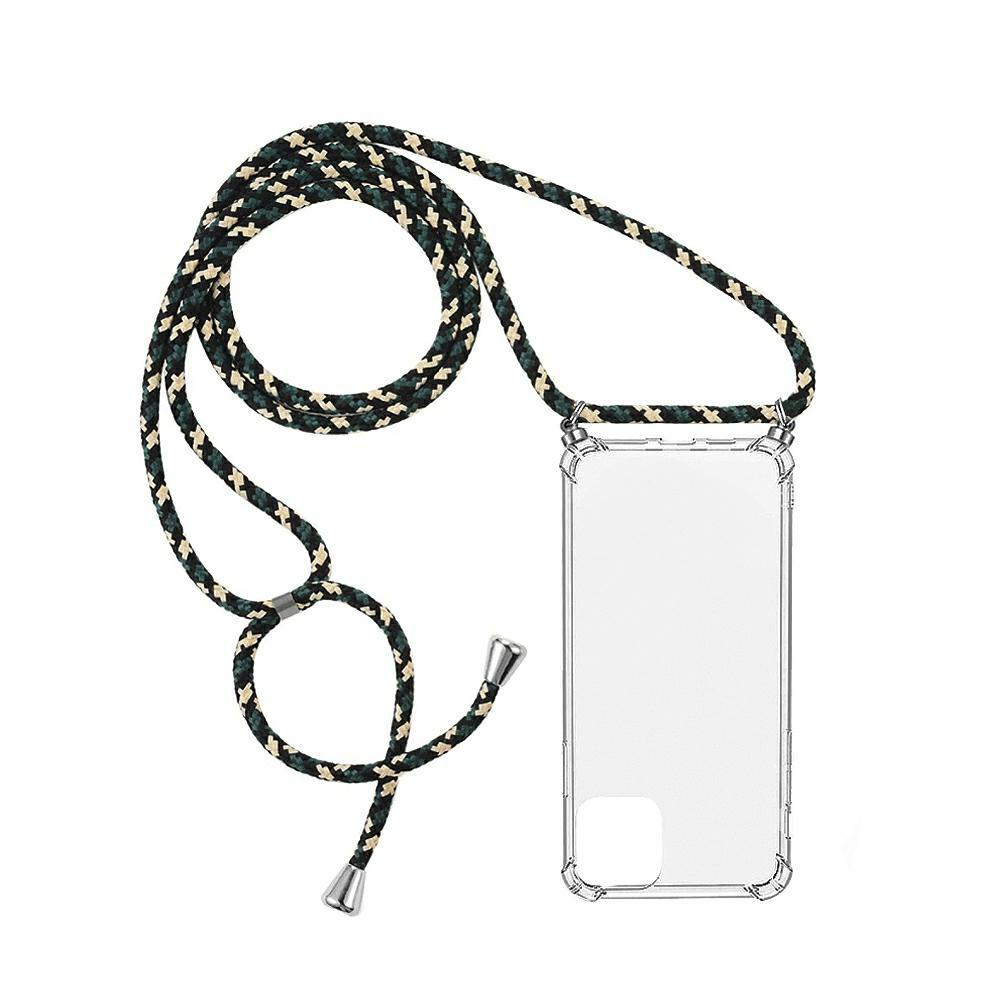 Pokrowiec etui Rope Case ze sznurkiem zielone APPLE iPhone 12