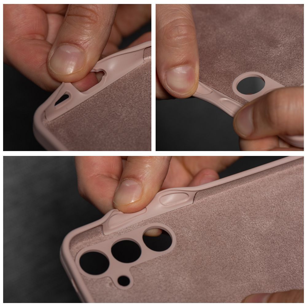 Pokrowiec etui Silicone 2mm jasnoróżowe Google Pixel 9 / 4