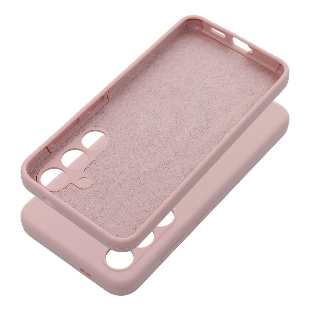 Pokrowiec etui Silicone 2mm jasnorowe Oppo A60