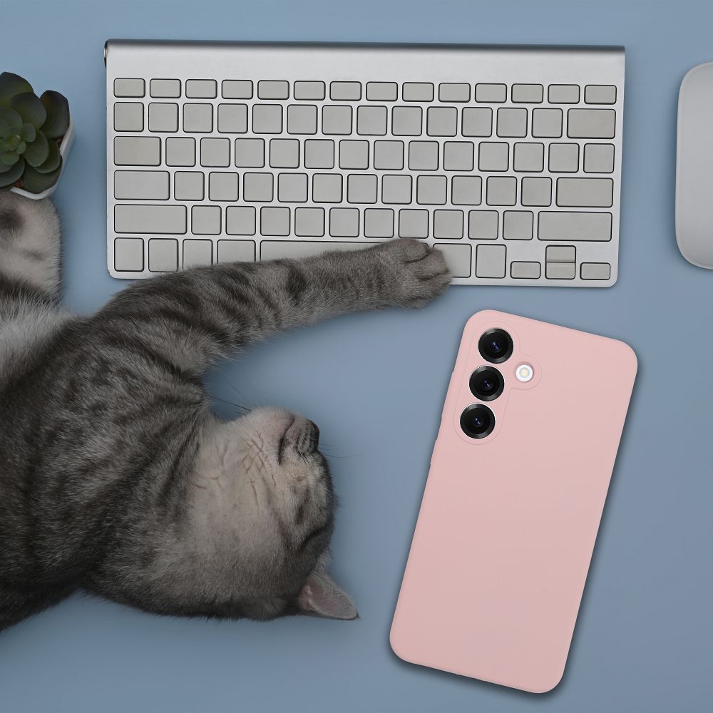 Pokrowiec etui Silicone 2mm jasnor�owe Xiaomi Redmi Note 15 5G / 3