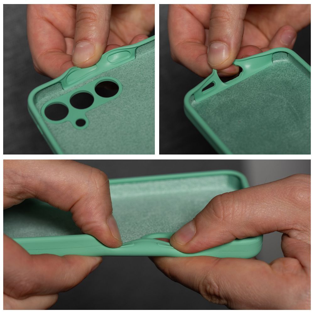 Pokrowiec etui Silicone 2mm miętowe Google Pixel 9 / 4