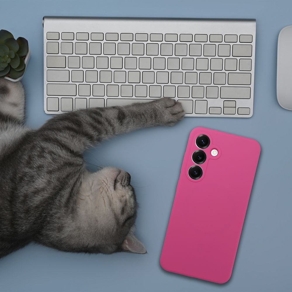 Pokrowiec etui Silicone 2mm r�owe Xiaomi Redmi Note 15 Pro Plus 5G / 3