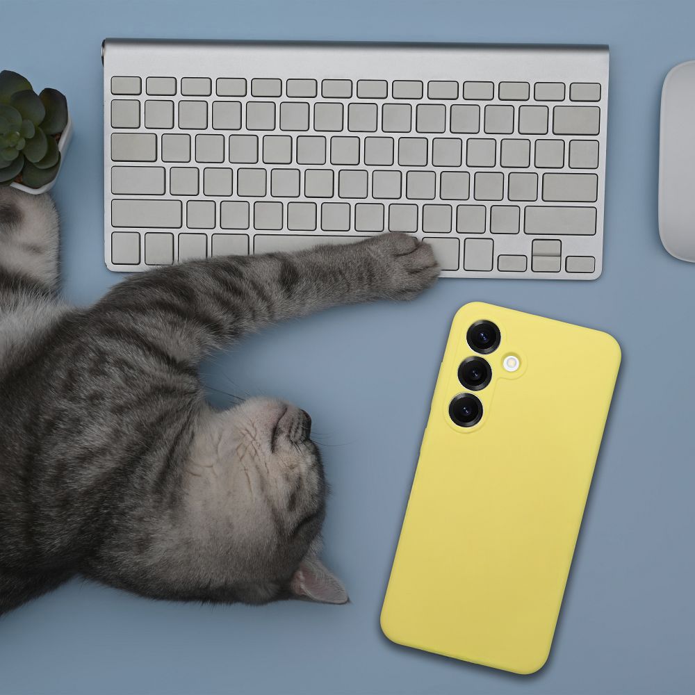 Pokrowiec etui Silicone 2mm ��te SAMSUNG Galaxy A37 5G / 3