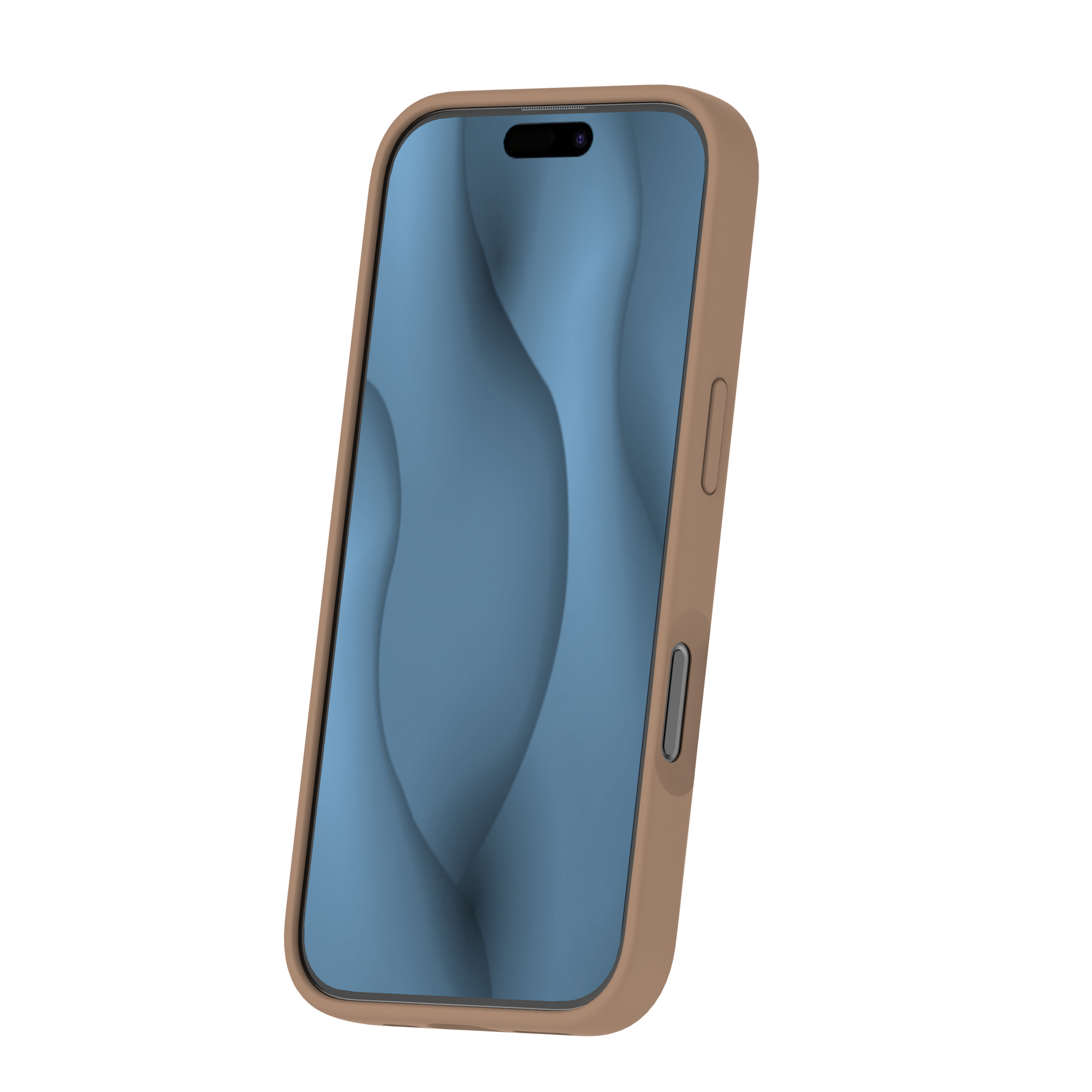 Pokrowiec etui Silicone Thin Mag br�zowe APPLE iPhone 17 Air / 3