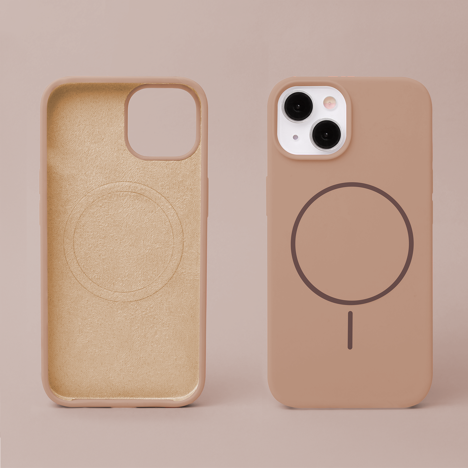 Pokrowiec etui Silicone Thin Mag br�zowe APPLE iPhone 17 Pro Max / 4