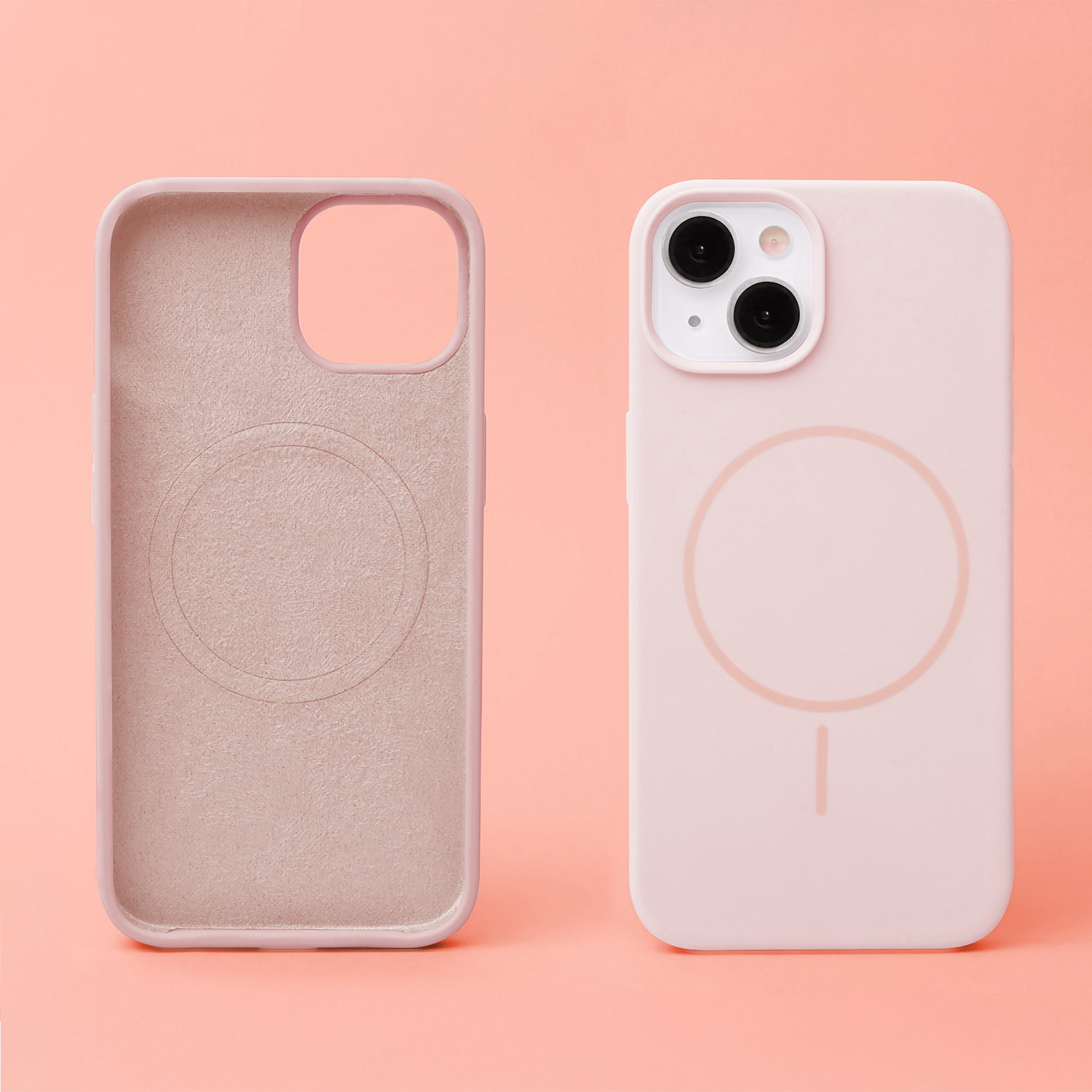 Pokrowiec etui Silicone Thin Mag r�owe APPLE iPhone 13 Pro / 2