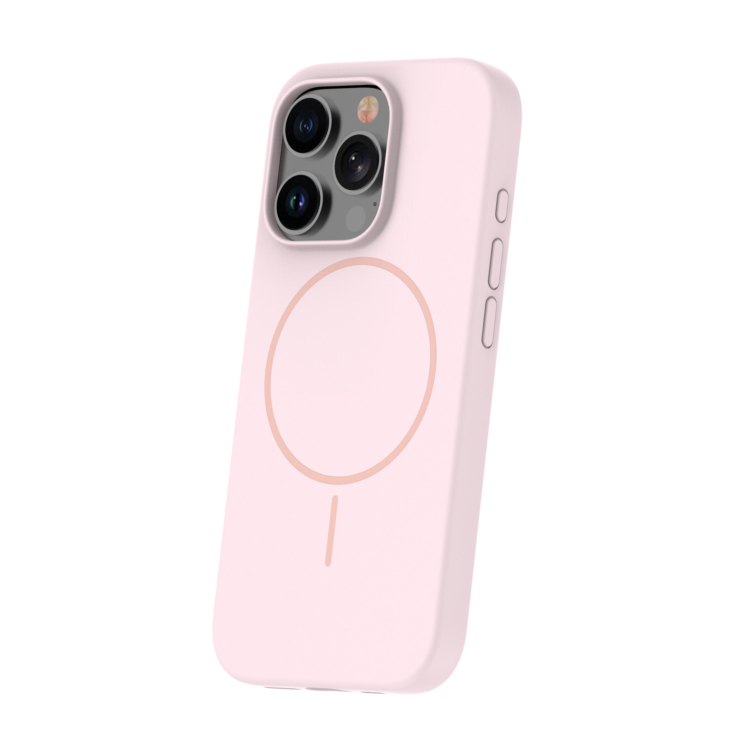 Pokrowiec etui Silicone Thin Mag r�owe APPLE iPhone 15 Pro / 3