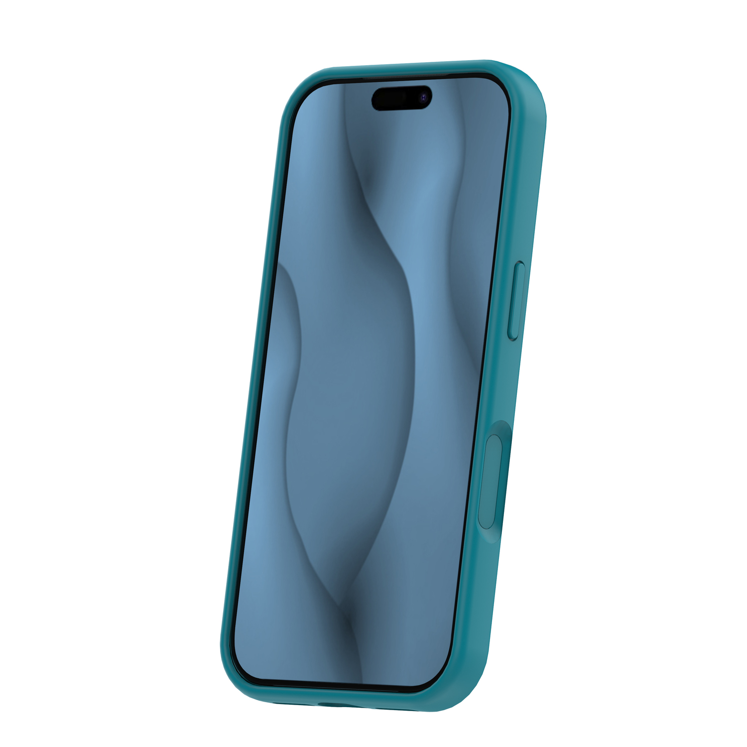 Pokrowiec etui Silicone Thin Mag turkusowe APPLE iPhone 15 / 2