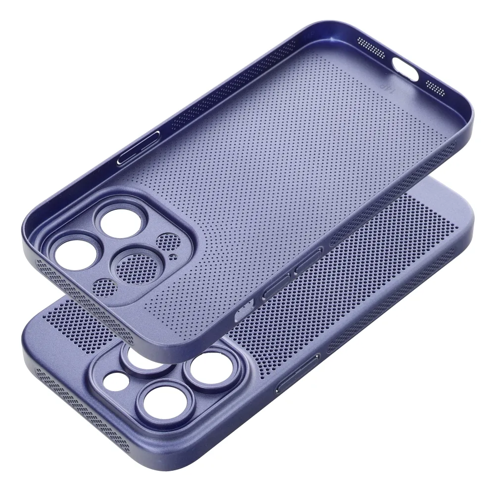 Pokrowiec etui silikonowe Breezy Case niebieskie APPLE iPhone 11 / 2