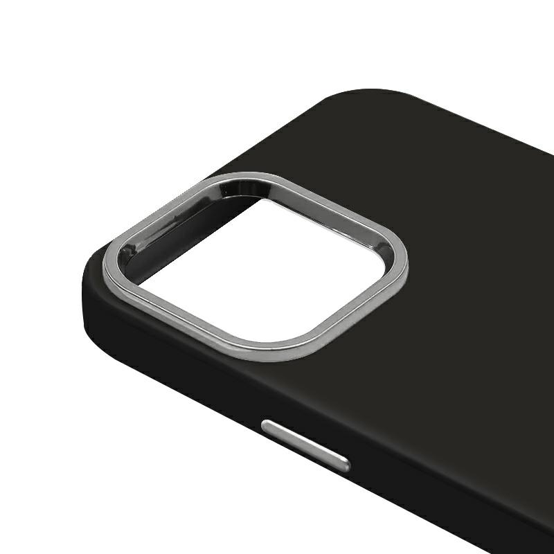 Pokrowiec etui silikonowe Ambi Case czarne APPLE iPhone 12 Pro Max / 2