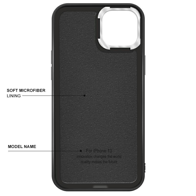 Pokrowiec etui silikonowe Ambi Case czarne APPLE iPhone 12 Pro Max / 3