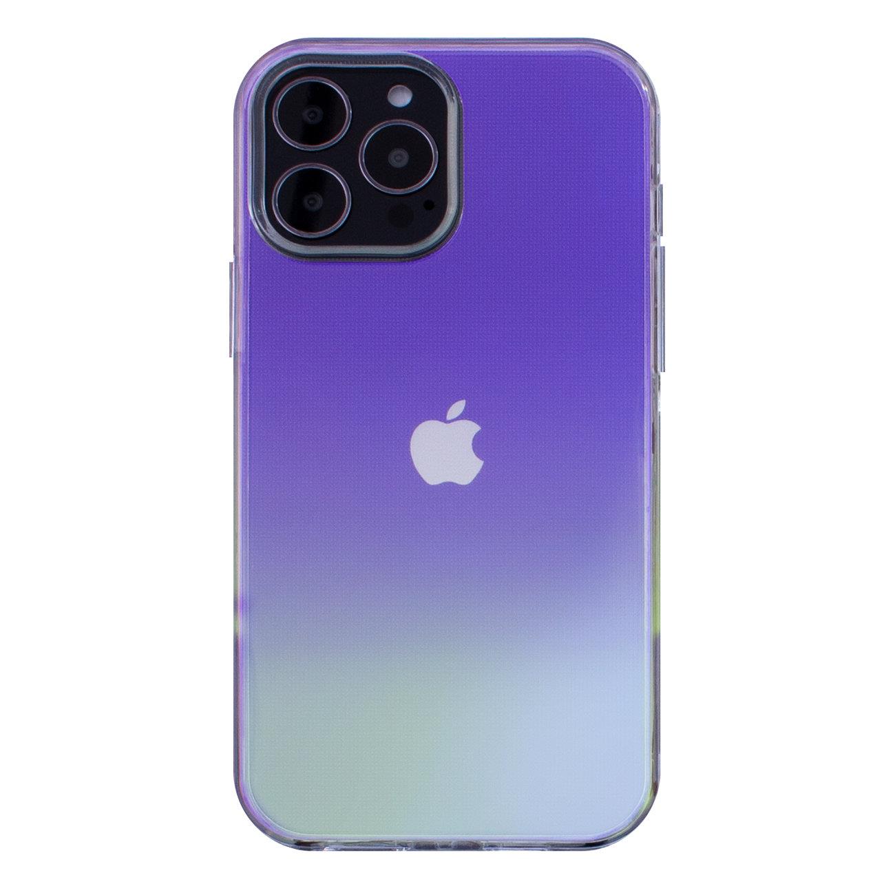 Pokrowiec etui silikonowe Aurora Case fioletowe APPLE iPhone 12 / 2