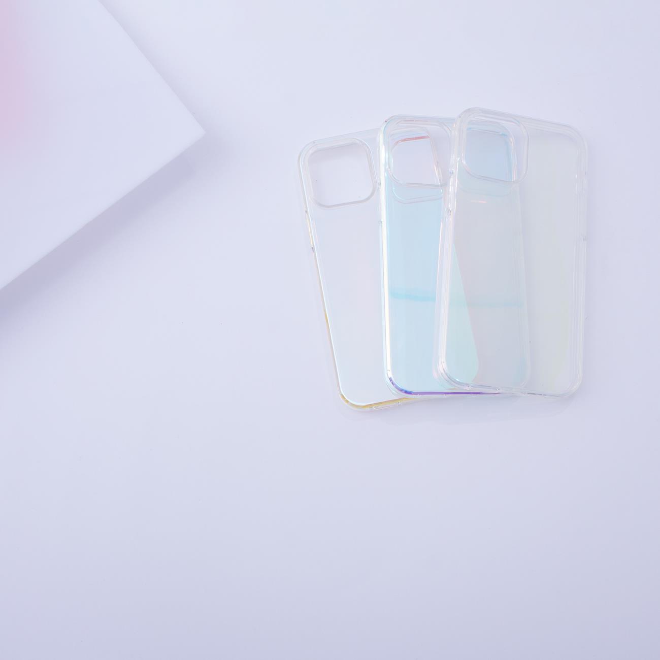Pokrowiec etui silikonowe Aurora Case niebieskie Xiaomi Redmi Note 11 / 5